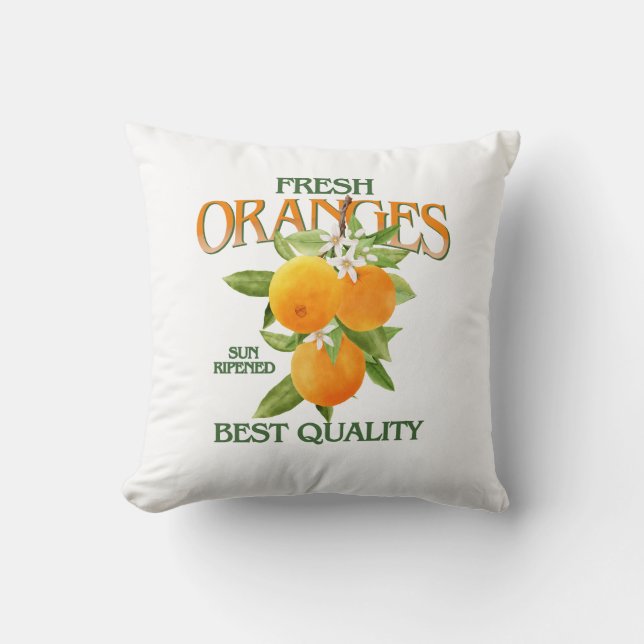 Almofada Fresh Oranges - Best Quality (Frente)