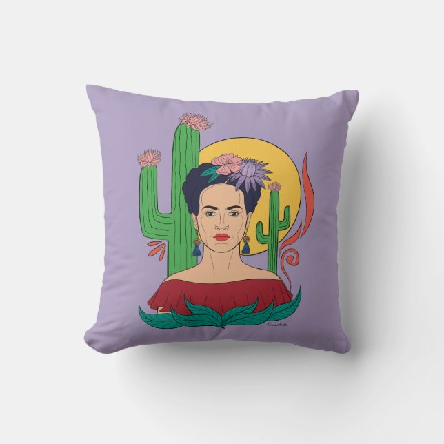 Almofada Frida Kahlo Desert Graphic (Frente)