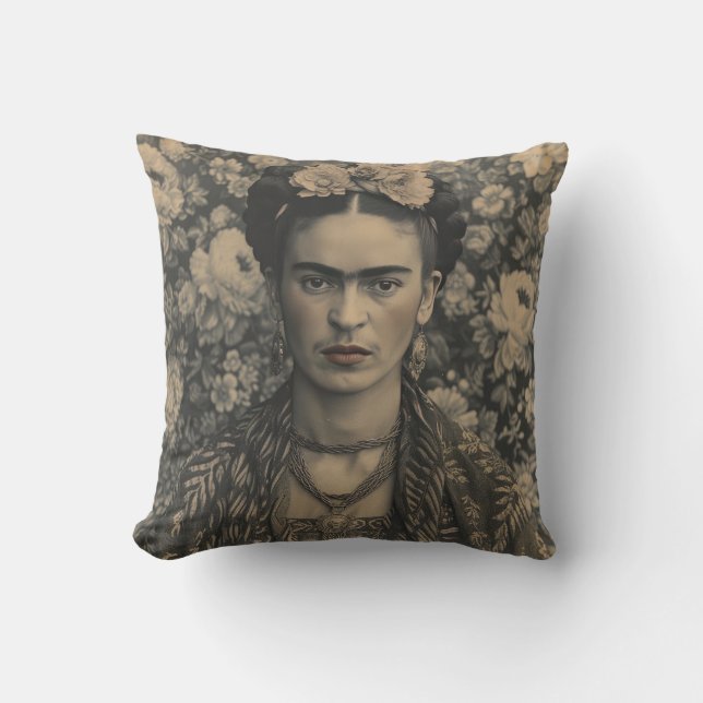 Almofada Frida Kahlo Pillow, Cushion, Frida Decor (Frente)
