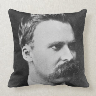 Almofada Friedrich Wilhelm Nietzsche (1844-1900) 1873 (b/w