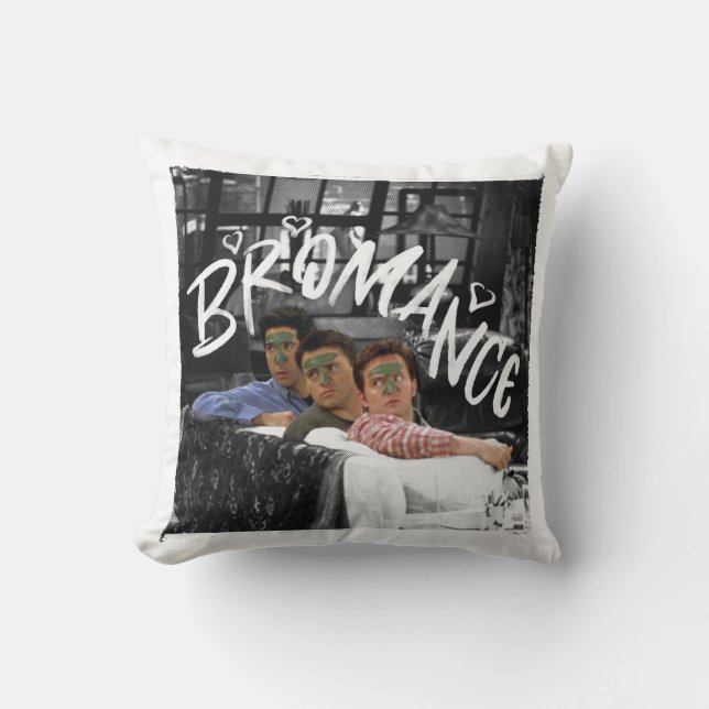 Almofada FRIENDS™ | Ross, Joey e Chandler Bromance (Frente)
