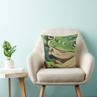 Almofada Frog Painting- Gift for Frog Lovers