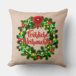 Almofada Frohe Weihnachten Kissen Natal