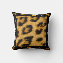 Almofada Fronteira Africana de peles-leopardo - Travesseiro