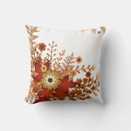 Almofada Frotas de outono com Flores