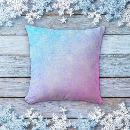 Almofada Frozen Blue to Purple Gradient Pillow