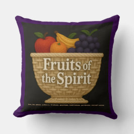 Almofada Fruits of the Spirit Yarn Look Pillow