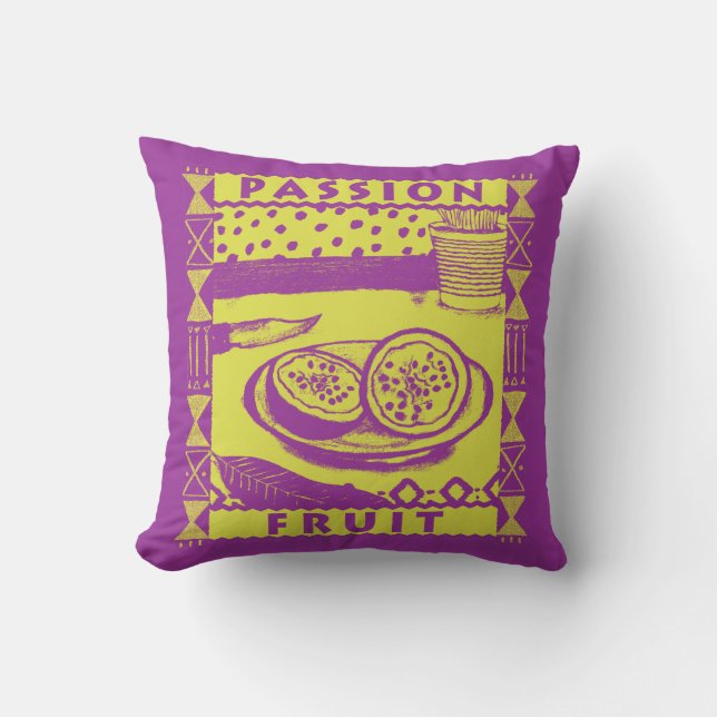 Almofada Fruta de Paixão (Frente)