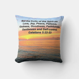 ALMOFADA FRUTA GALÁTIA DA BÍBLIA ESPIRITUOSA VERSA