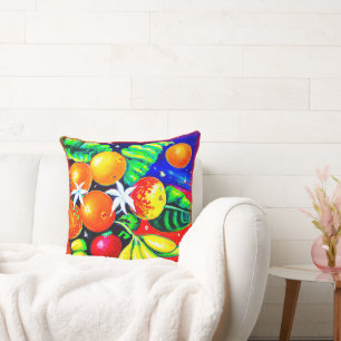 Almofada Frutas estonteantes do céu estrelado. Comprar Agor