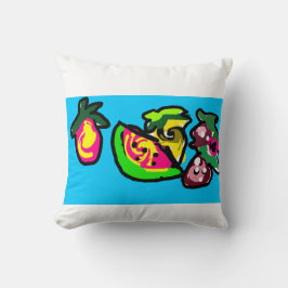 Almofada Frutas são diversão 