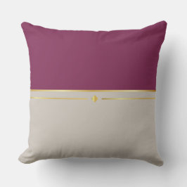 Almofada Fuchsia e Taupe Haven