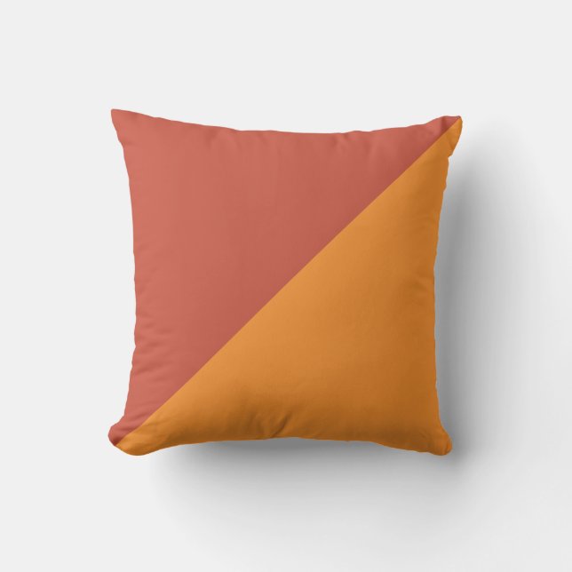 Almofada Fundo comum vermelho e laranja (Frente)