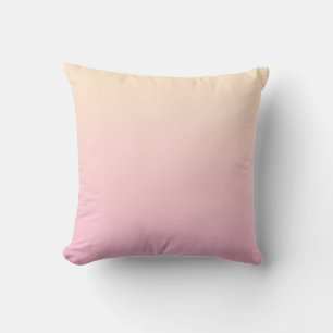 Almofada Fundo de gradação rosa pálido e amarelo