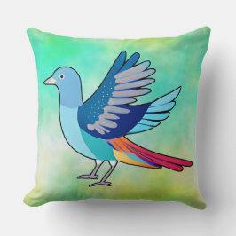 Almofada Fundo de mármore azul estilizado