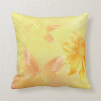 Fundo Floral Abstrato Amarelo Girel Pastel