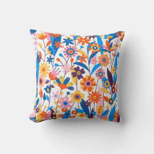 Almofada Fundo Floral Multicolor Exótico-32939