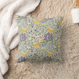 Almofada Fundo Natural do Jardim de Voysey