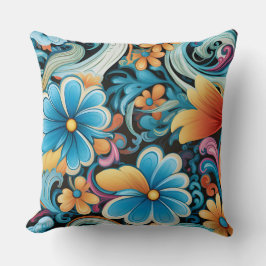 Almofada Funkadelic Floral Botânica