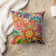 Funky Retro Pattern Abstrato Bohemian