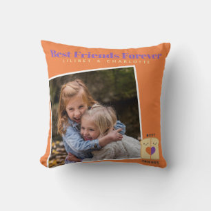 Almofada Funny BFF FOTO COLLAGE Gift Peanutmanteiga Jelly