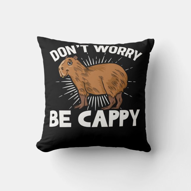 Almofada Funny Capybara Owner Capybara Pet (Frente)