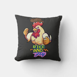 Almofada Funny Chicken Rise and Fly” T-Shirt