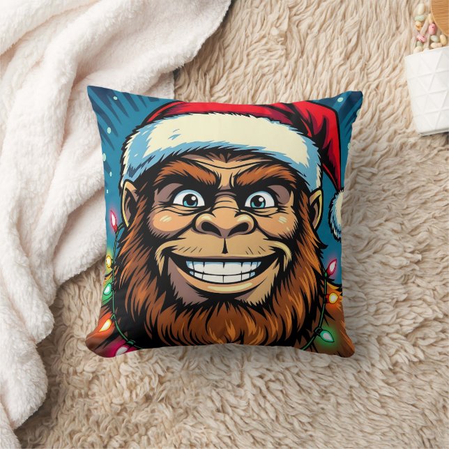 Almofada Funny Christmas Bigfoot   (Cobertor)