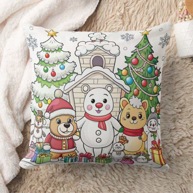 Almofada Funny Christmas Design cushion (Cobertor)