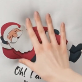 Almofada Funny christmas throw pillow santa humorous cute