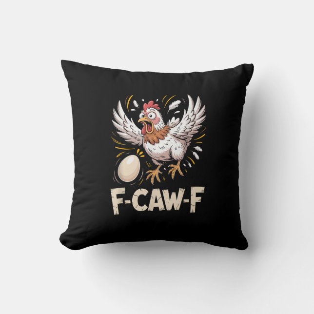 Almofada Funny F Caw F Hen Creative Casual Style (Frente)
