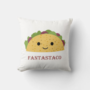 Almofada Funny Fantastaco Taco Pun Cute Kawaii Taco