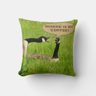 Almofada Funny Goose - Where Is My Coffee