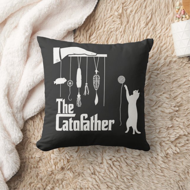 Almofada Funny Mafia Cat Parody Graphic Tee (Cobertor)