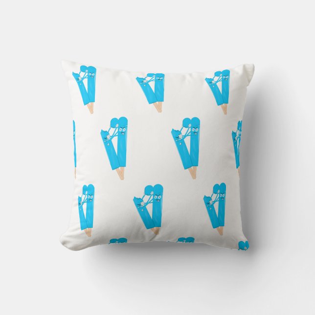 Almofada Funny Popsicle Pattern Illustration (Frente)