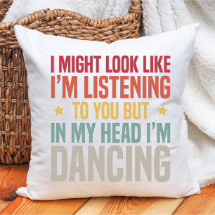 Almofada Funny Retro Vintage Salsa Dancer Birthday