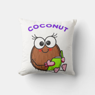 Almofada Funny studying coconut