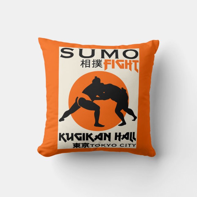 Almofada Funny Sumo Wrestler (Frente)