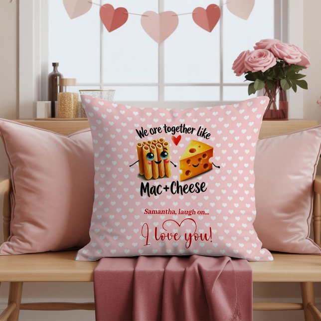 Almofada Funny Valentine Pillow Food Pun Custom Name (Funny Valentine Pillow Food Pun Custom Name)