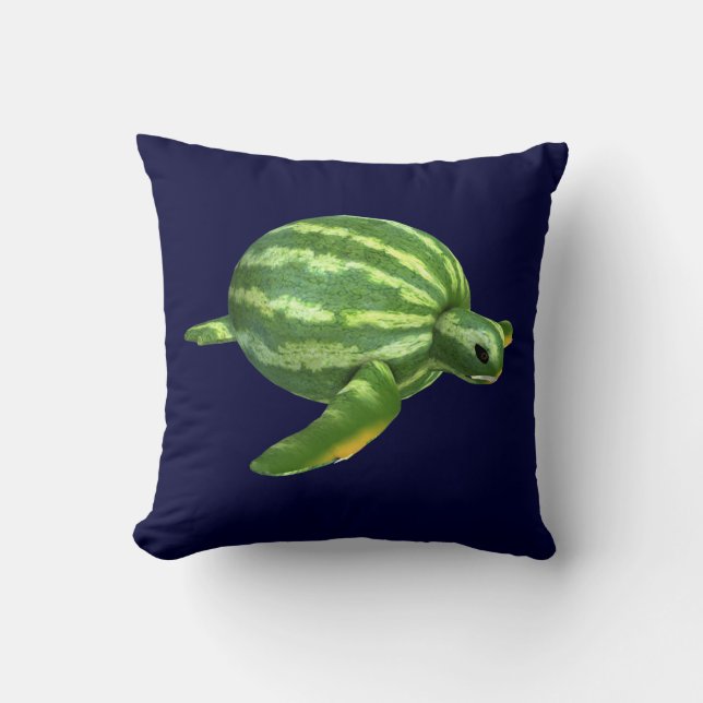 Almofada Funny Watermelon Seaturtle (Frente)