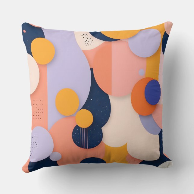 Almofada Fusão da Esfera de Cores (Verso)