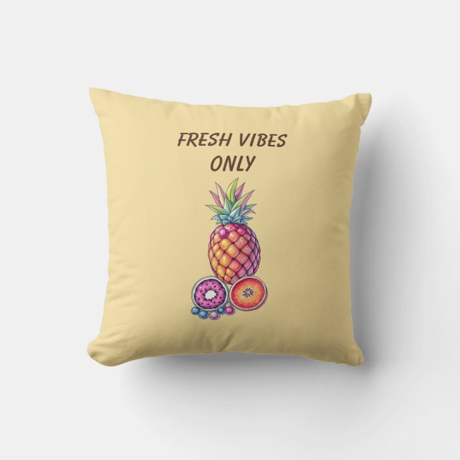 Almofada Fusão de Frutas Tropicais (Frente)