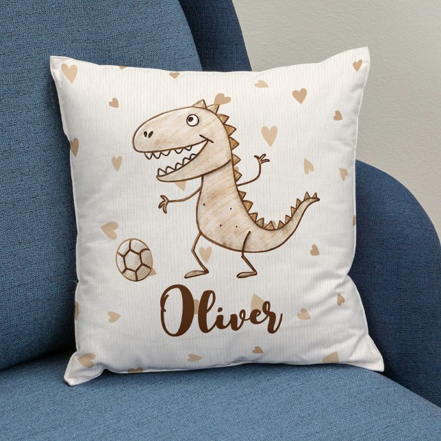 Almofada Futebol Adorável Trex (Criador carregado)