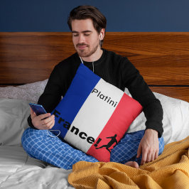 Almofada Futebol da França, personalizável