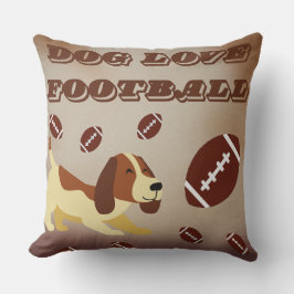 Almofada Futebol de amor de cão