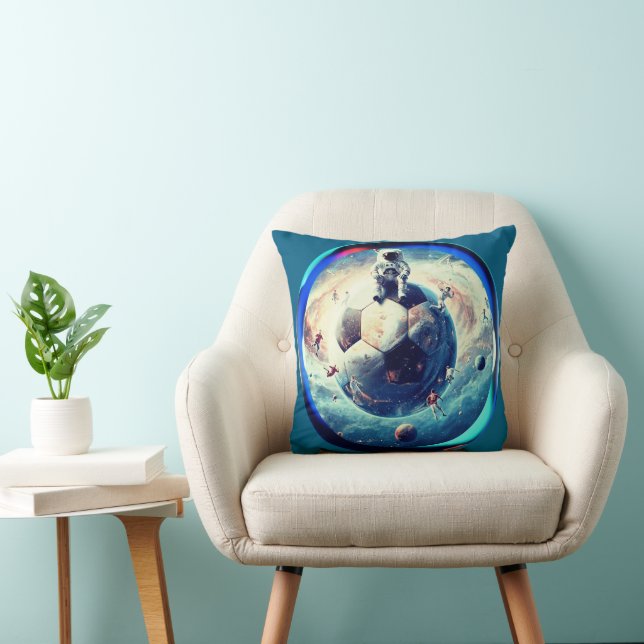 Almofada Futebol Espacial Astronauta (Cadeira)