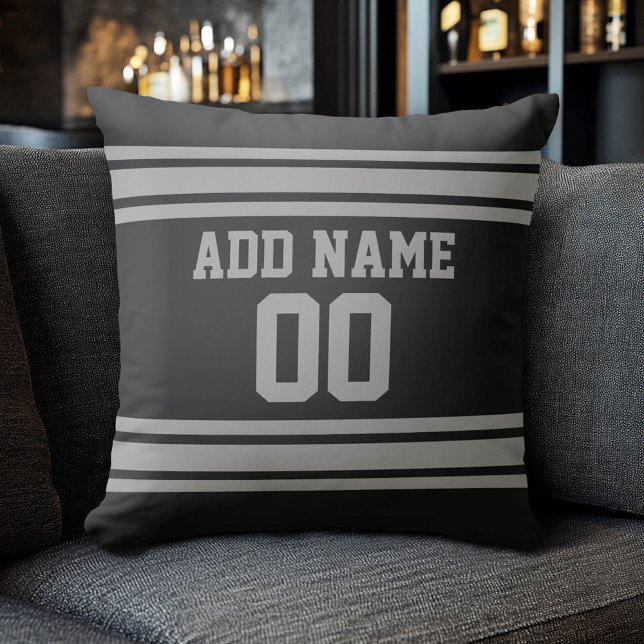 Almofada Futebol Jersey - Personalize com suas informações (Custom Sports Pillow for a Man Cave)