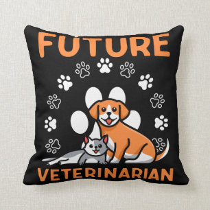 Almofada Futuro Aluno Veterinário Vet Tech Pet Lover