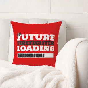 Almofada Futuro Bombeiro Carregando Brick Firecaminhão Déco