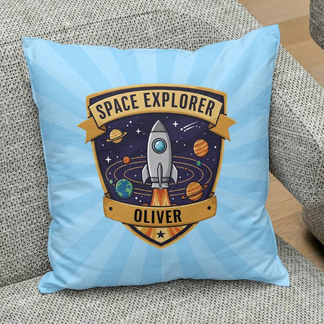 Almofada Futuro Explorador Espacial (Criador carregado)